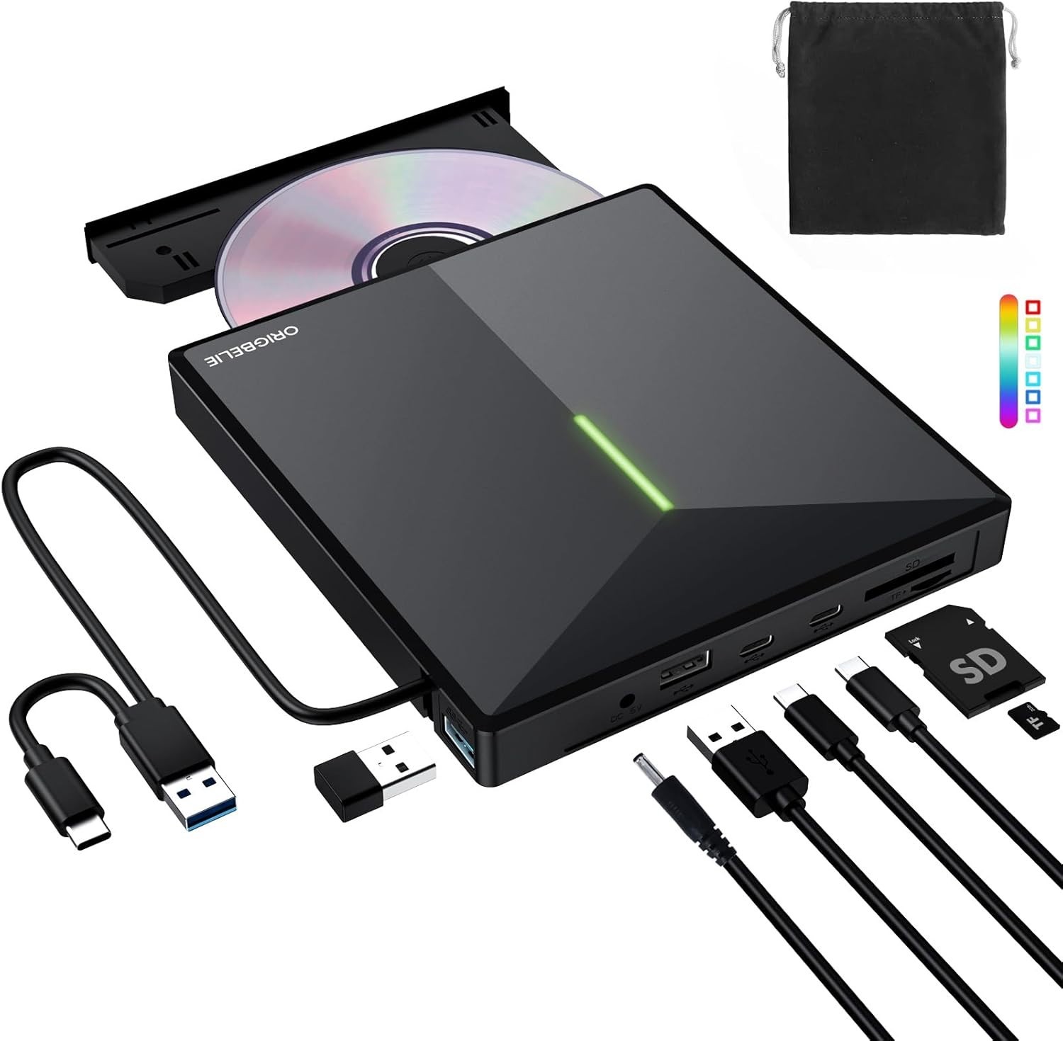 Graveur DVD externe pour retrouver vos fichiers sur un PC sans port USB disponible