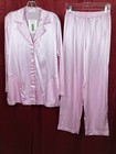 NWT NOS Superb LA Perla 2 Pc Silk Satin Pink Pajama Set italy