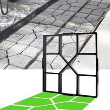 Walk Maker Wiederverwendbare Betonformen Pflaster Rasen Terrasse Hof 1er Pack, Kreuz Quadrat 