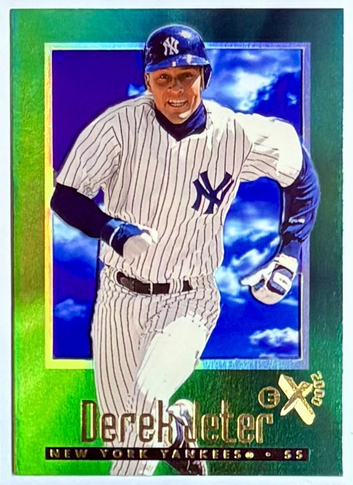 1997 Skybox E-x2000 Derek Jeter #33 New York Yankees HOF MVP Acetate Holofoil 🔥