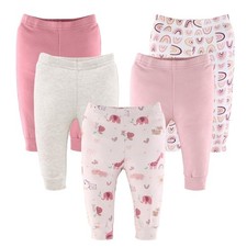 The Peanutshell 5 Pack Baby Girl Pants Set - 100 Cotton Toddler Pants, Sizes...