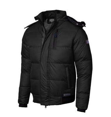 Men s Urban Buck Faux Fur Trimmed Hood Puffer Jacket Size Large NWT