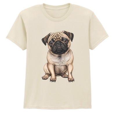 Mops Welpe Hund Tiere Kinder T-Shirt süß Hund Oberteil