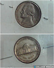 1972 D 5C Jefferson Nickel Rotated Die Mint Error — photo 1