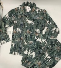 Pottery Barn Harry Potter  Forbidden Forest Pajama Set Green XS J5230 PS