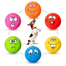 Latex Dog Squeaky Toys Rubber Soft Small Dog Toys Chewing Squeaky Toy Fetch Play