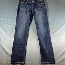 Aeropostale Girl's Jeans Size 11/12 Short Blue Stretch Denim Pants Casual Skinny