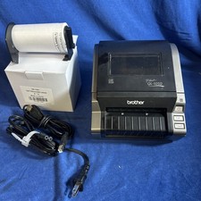 Brother QL-1050 Wide Format PC Thermal Label Printer w/Cables 400 Labels