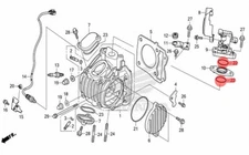 2018 - 2021 Honda C125 Cub Intake Manifold Throttle Body Spacer Gaskets O-Rings