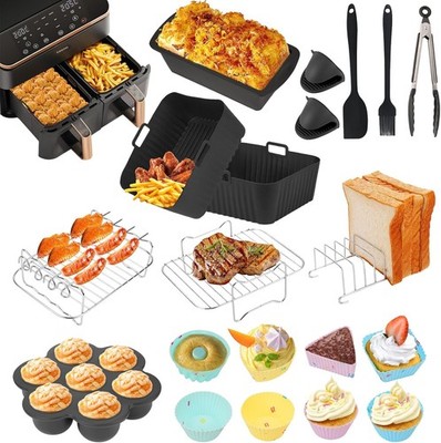 COSORI Heißluftfritteuse Zubehör 8,5 L Silikonformen Grill