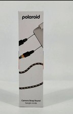 POLAROID Retro CAMERA Round STRAP in Black / RAINBOW - New