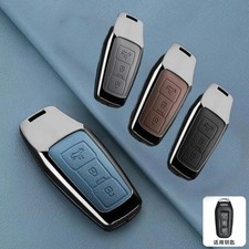 Leather Key Protector Fob Cover Case For Audi A5 A6 Q6 E-tron Q7 Leather Key Protector Fob Cover Case For Audi A5 A6 Q6 E-tron Q7