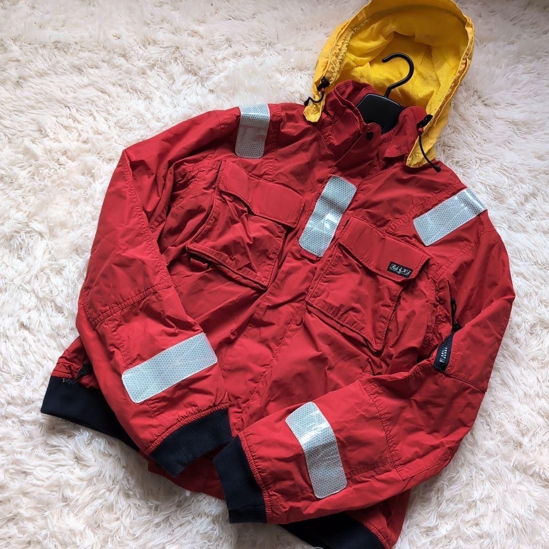 Vintage POLO RALPH LAUREN 90s Sailing Jacket Multicolor Size XXL