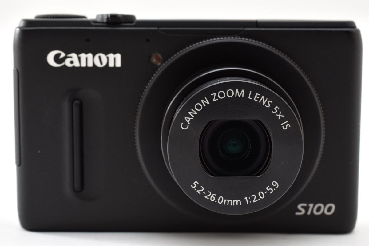 Canon Digital Camera PowerShot S100 Black 12.1 MP Tested | eBay