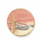 Unique handmade coasters featuring woman