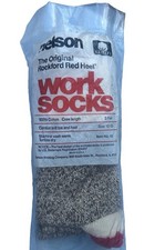 SOCK MONKEY / ELEPHANT Craft Socks Nelson Original Rockford Red Heel 3 Pack Sz12