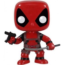POP Funko Marvel Vinyl Deadpool with Gun and Sword - Figura de Vinilo Colecciona