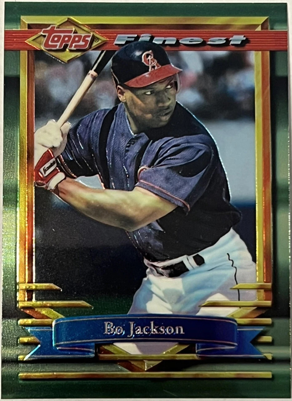 1994 Finest #241 Bo Jackson California Angels 90s MLB Baseball HOF