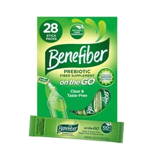 Benefiber On The Go Prebiotic Fiber Powder, Unflavored, 3.92 Oz, 28 Ct