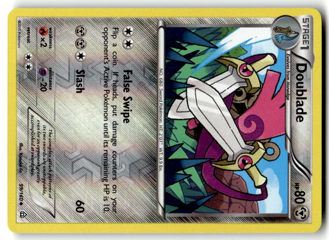 Aegislash Reverse Holo - XY Primal Clash - NM 100/160 Rare - Pokemon TCG