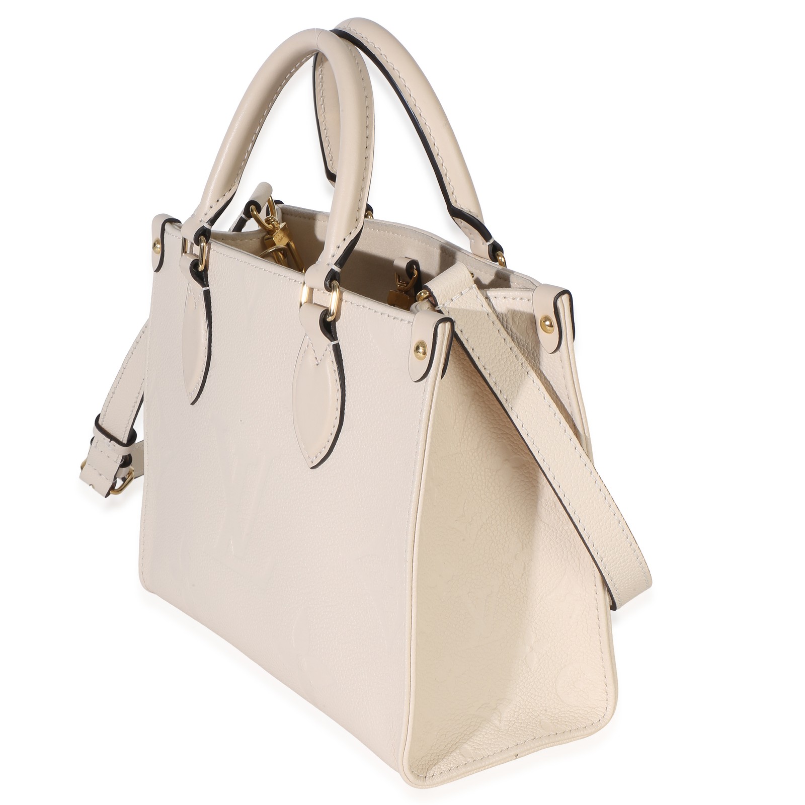 Louis Vuitton Cream Monogram Empreinte Giant Onthego PM image 3