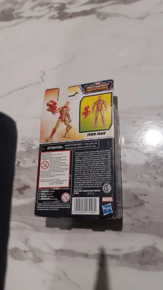 Marvel Super Hero Toys Mechstrike Mechasaurus Iron Man Action Figurine 4" - image 2 of 4