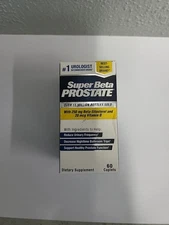 Super Beta Prostate Supplement 60 Caplets Urinary Health Support Exp 05/2026+