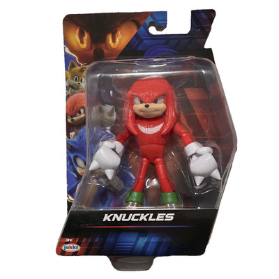Jakks Pacific Wave 2 Sonic The Hedgehog 3 Movie Knuckles 5'' Figure NEW 2024