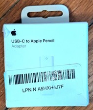 Genuine USB-C to Apple Pencil Adapter Charge Sync for iPad Pro, iPad Air
