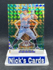 2022 Panini Mosaic - Green Mosaic #65 Bryan Reynolds Pittsburgh Pirates