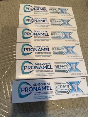 6 Sensodyne Pronamel Intensive Enamel Repair Whitening Artic Breeze Exp 2028