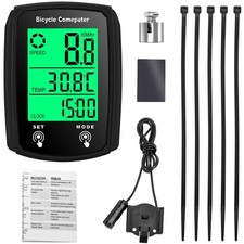 Fahrradcomputer Digital Tachometer LCD Fahrrad