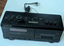 Vintage Soundesign AM/FM Alarm Radio Cassette Player, 3827 BLK, READ
