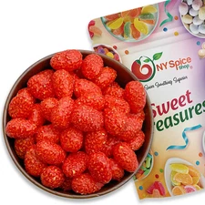 Swiss Petite Fruit Strawberry Candy – Chewy Fruit Slices – Sweet Fruity Snack