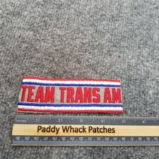 Vintage Team Trans Am Patch Car Auto 70s 80s AC2a