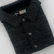 Callaway Men s Opti-Dri Golf Polo Shirt L Stretch UPF Moisture-Wick