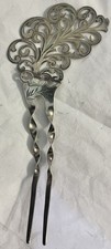 Antique Sterling Hair Comb Late Victorian or Edwardian aprox between 1890 1910