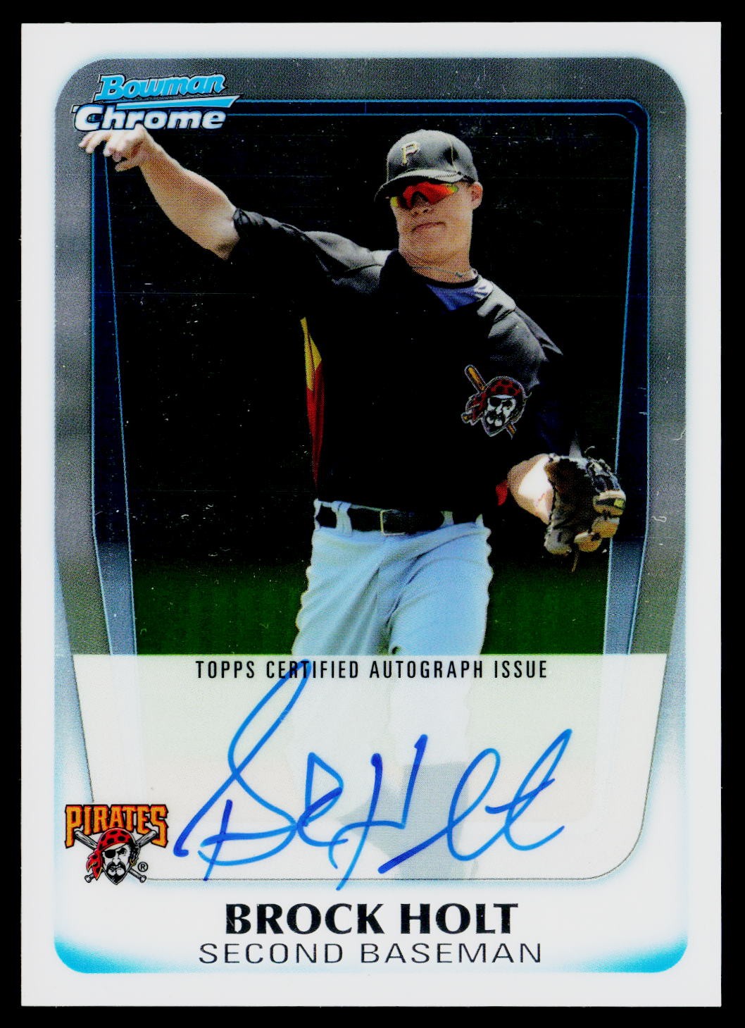 Brock Holt #BCP212 2011 Bowman Chrome Baseball Prospect Autographs