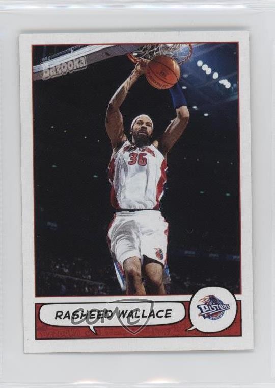 2004-05 Topps Bazooka Mini Rasheed Wallace #103 2b6