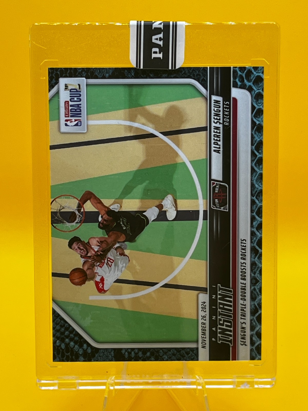 2024 Panini Instant Alperen Sengun - #157 1/1 One of One Encased - NBA CUP