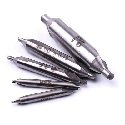 5/10x HSS Zentrierbohrer Satz Anbohrer Kombiniert Center Bohrer Senker Drill Bit