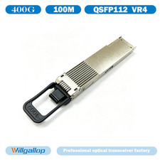 400Gb/s QSFP112 VR4 Fiber Transceiver 850nm OM4 MMF MPO‑12 100m DDM Hot‑Swap