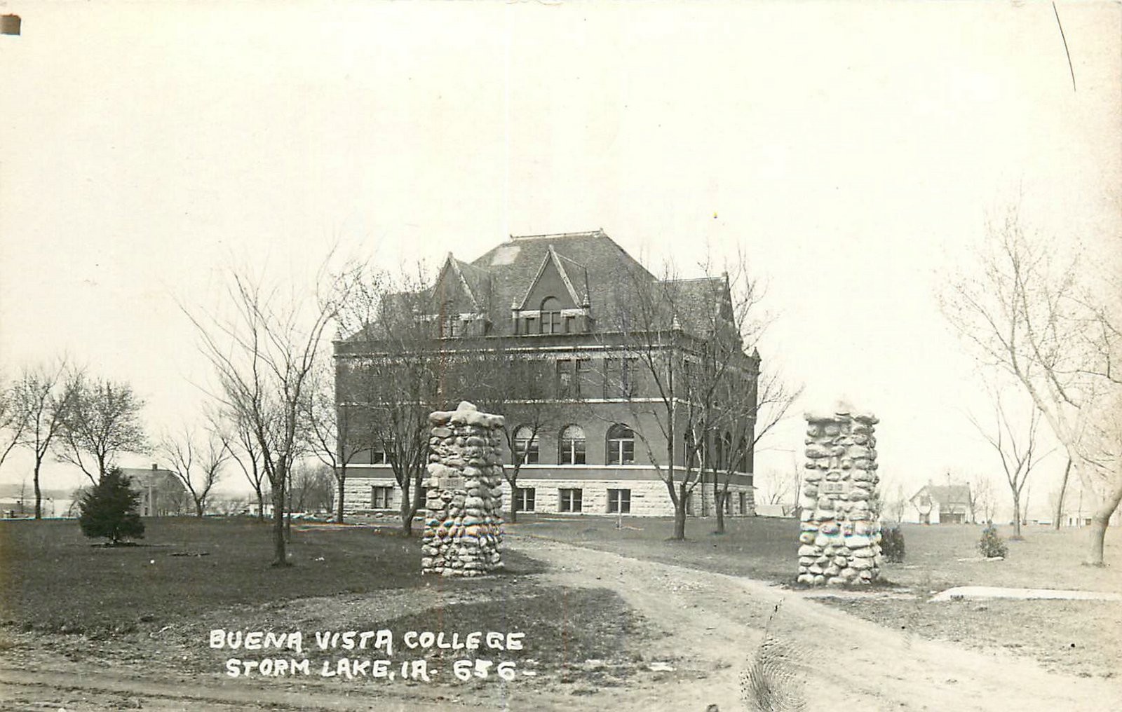 c1910 Storm Lake Iowa Buena Vista College occupation RPPC #656 Postcard 25-9164