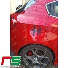Alfa Romeo Giulietta Stickers Tank Door Sticker Decal Logo Carbon Look