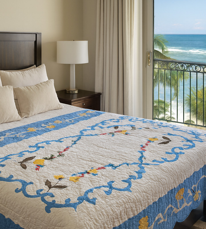 Flower garden Patt. Cotton Filling  quilt  101” x 91"
