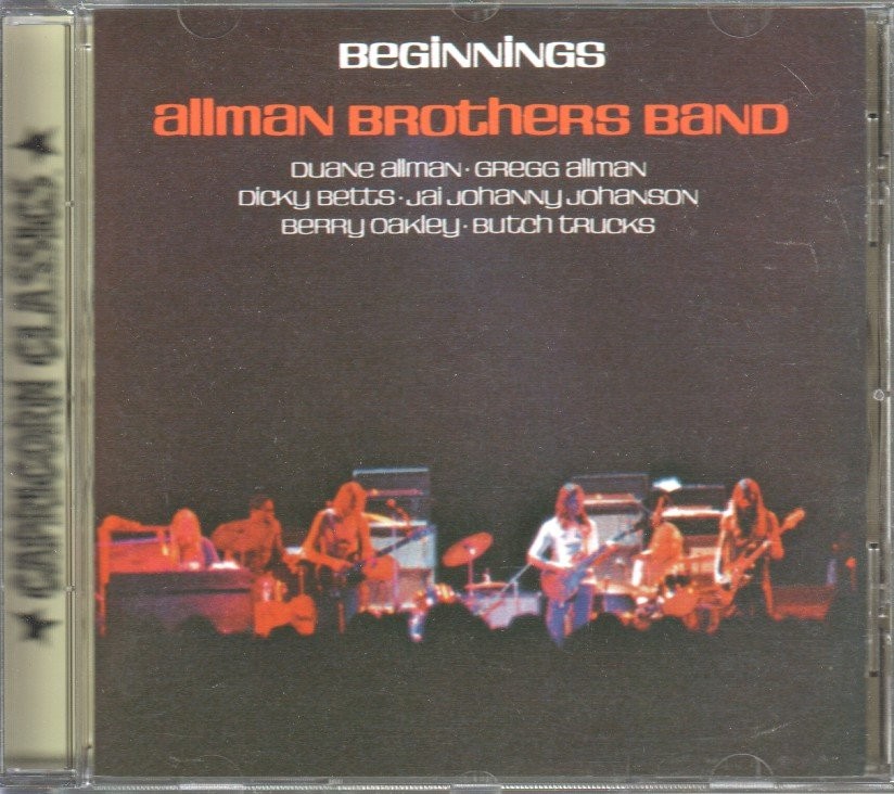 Allman Brothers Band Beginnings CD Europe Capricorn 5312592