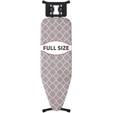 Full Size Ironing Board 57" L X15 W, Large Wide Sturdy Ironing Board with Iro...