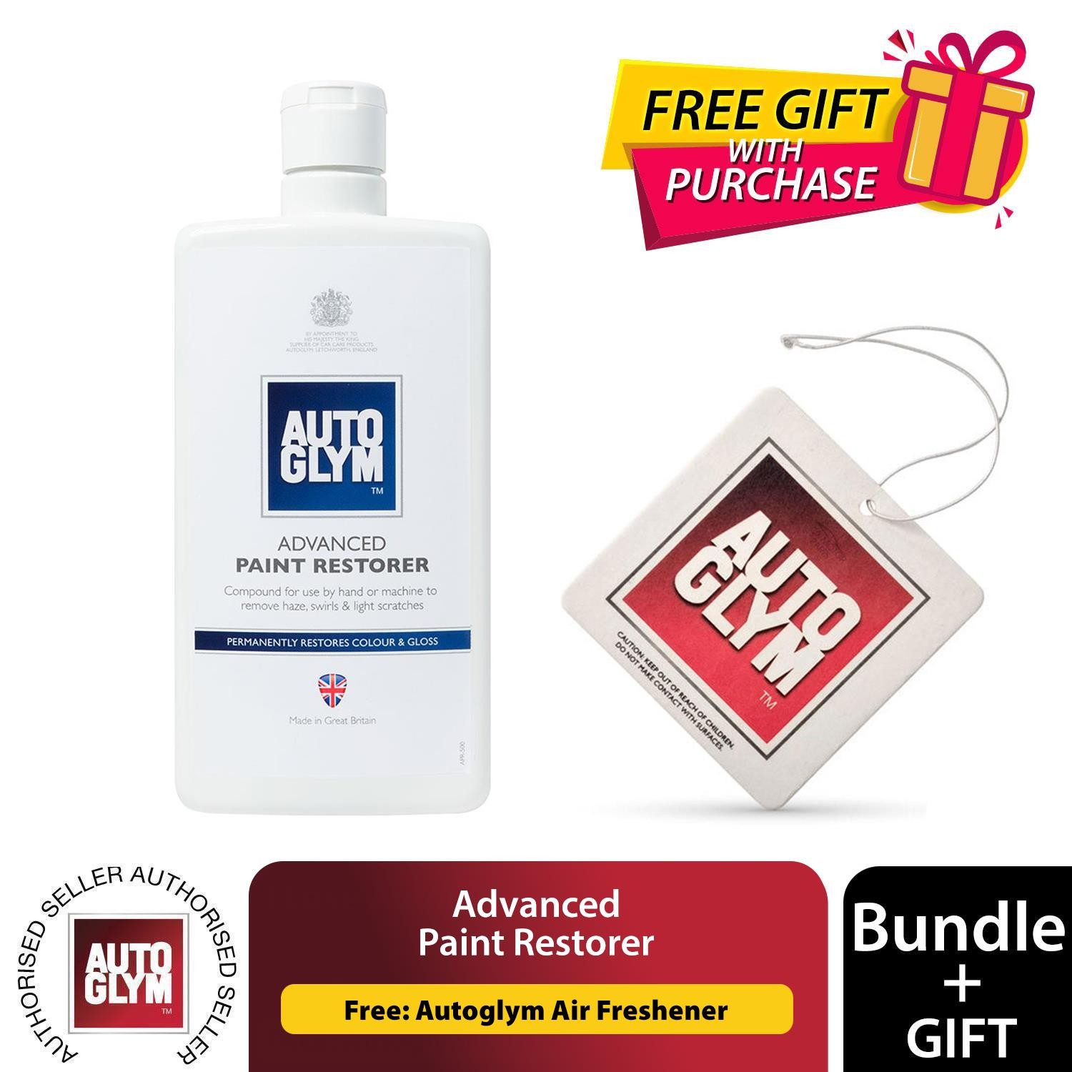 Autoglym Advanced Paint Restorer, Scratch Remover + FREE Air Freshener