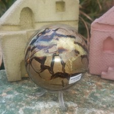Kugel Sphere 8cm Septarie Nr.14 Zen Kristall Drachenstein Lebenswandel Sphere