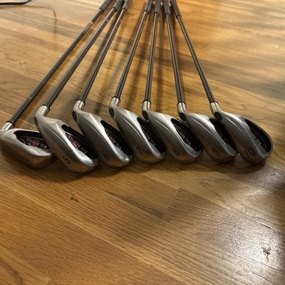 Callaway Big Bertha Irons 4-10 golf clubs right hand RCH 75I light